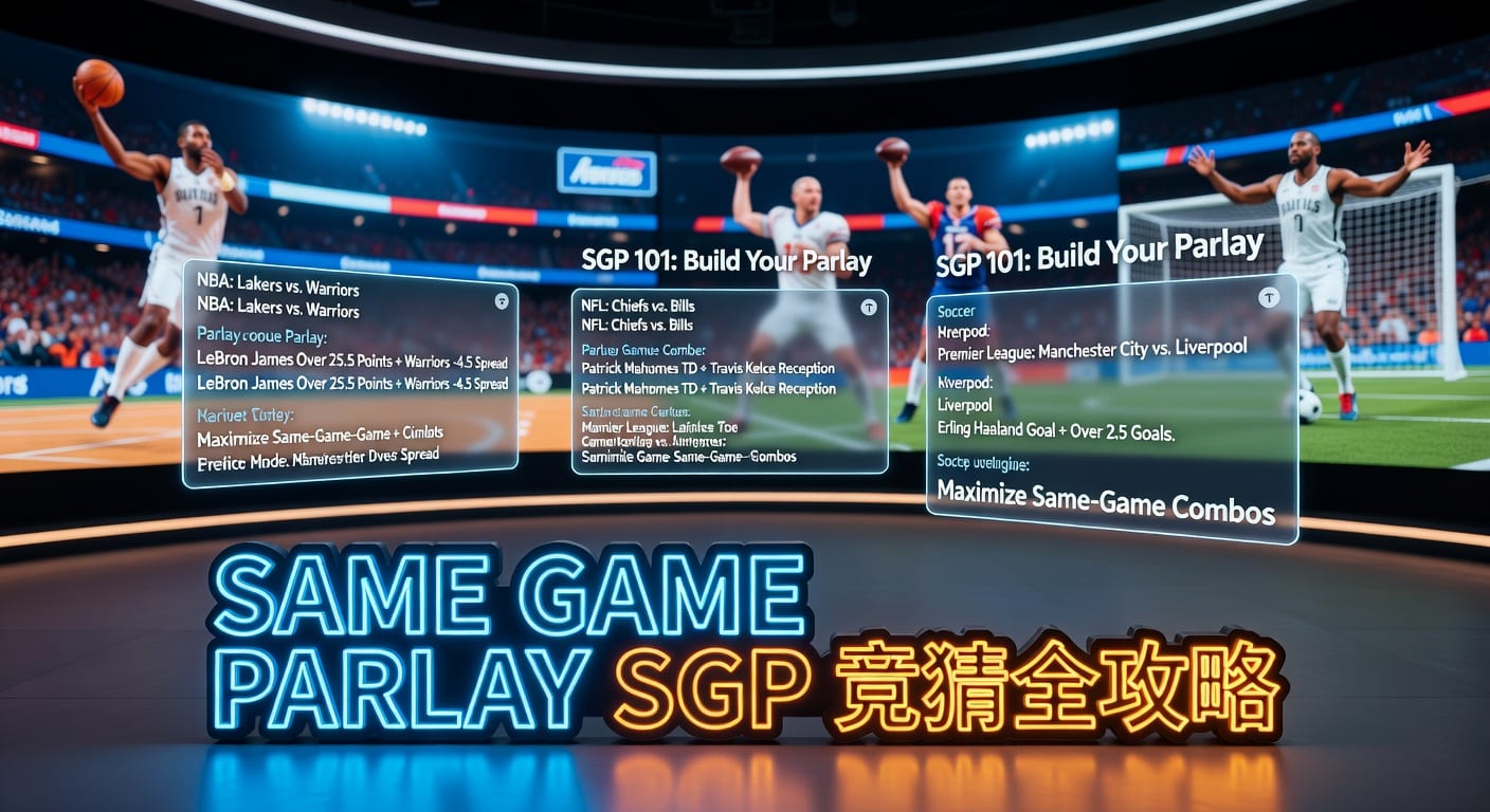 same game parlay SGP：2026年玩法拆解与下注要点